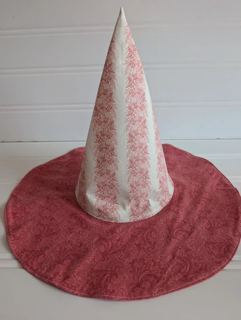 Handmade Floral Whimsy Floppy Witch Hat - 19